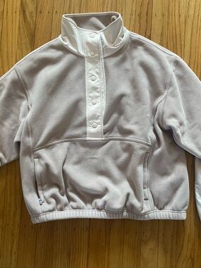 Athleta Overlook Microfleece Pullover Sweatshirt- Size: Small